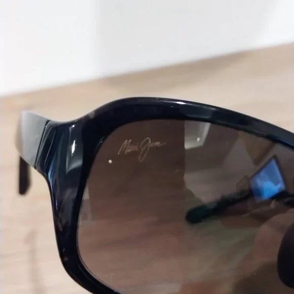 Maui Jim Koki Beach Sunglasses MJ433-11T Black Grey Tortoise Polarized - Picture 6 of 8